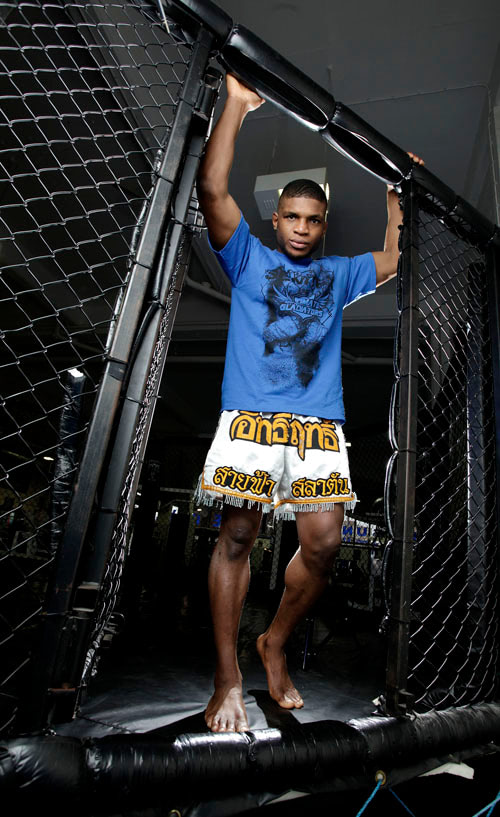 Paul Daley, Fighter Editorial portrait of Paul Daley by Nottingham Photographer Page One Doug Marke working across the Midlands and London UK.