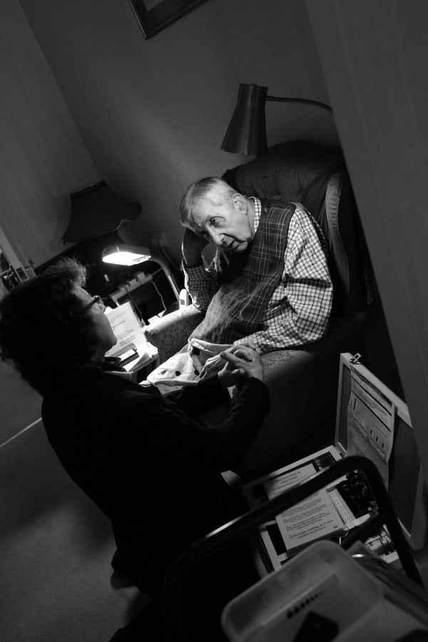 Healthcall 08 documentary photography for corporate client supersavers by Midlands UK photographers Page One Doug Marke