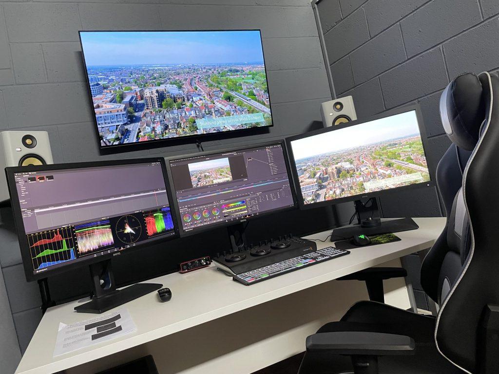 New edit suite video production Nottingham company for Horiba MIRA video production and all client video finishing