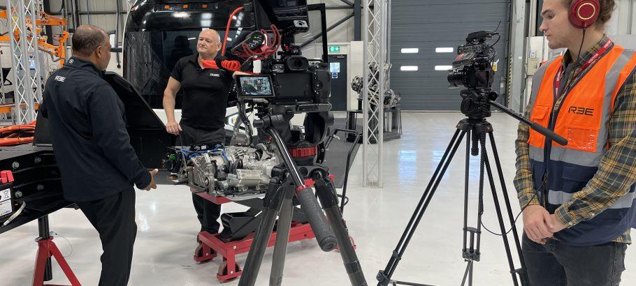 BTS at ree video production in Coventry by Nottingham Video agency.