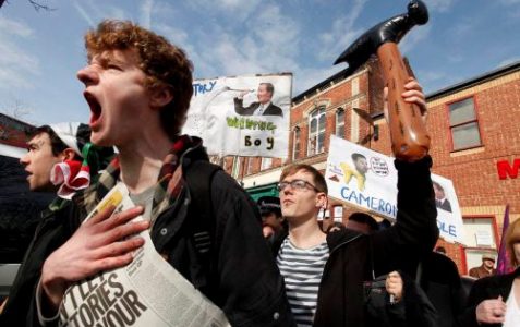 Sheffield protest photography by Nottingham commercial editorial photographer page one.