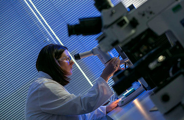 Commercial photography at Molecular Profiles in Nottingham by Page One.