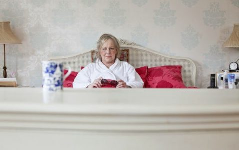 Leicester Author and portrait photography subject Sue Townsend..